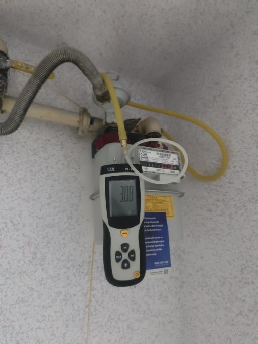 Dijital Manometre ile Doğalgaz Basınç Testi